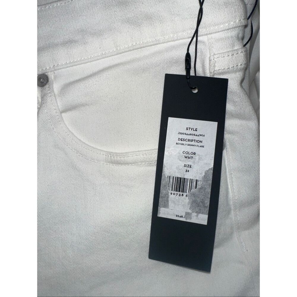 Veronica Beard Beverly High-Rise Skinny Flare Jeans​ Size 32 $248 - Picture 8 of 10